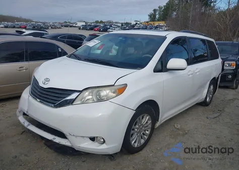 2011 Toyota Sienna Xle V6 from USA, damaged, VIN 5TDYK3DCXBS091071